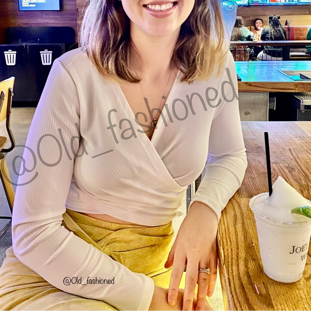 French Connection Wrap Around Top